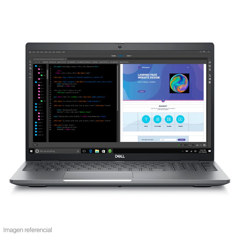 Notebook Ws Dell Precision 3580 15.6" LCD FHD Core i7-1360P 2.20/5.00GHz 16GB DDR5-4800MHz
