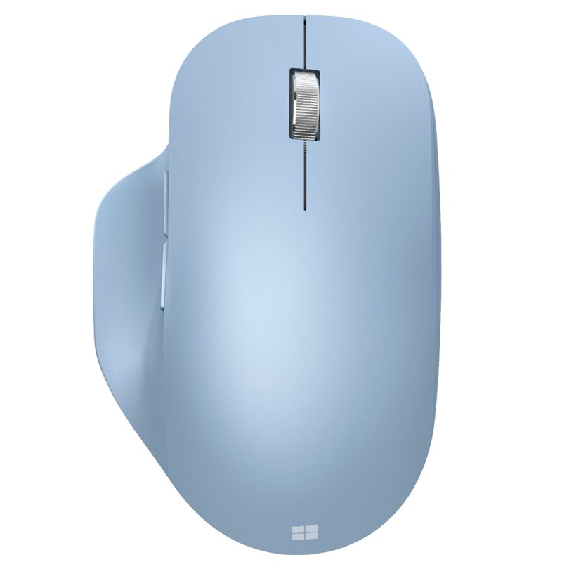 Mouse Microsoft Optico Inalambrico (Bluetooth) Ergonomico, 2.4GHz, Color Azul Pastel - Imagen 2