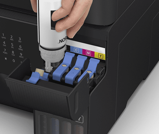 IMPRESORA MULTIFUNCIONAL EPSON ECOTANK L5590, IMPRIME/ESCANEA/COPIA/FAX/USB/LAN/WI-FI - Imagen 2