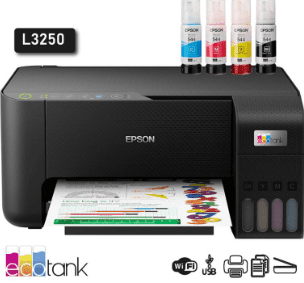 MULTIFUNCIONAL DE TINTA EPSON L3250, USB DE ALTA VELOCIDAD (COMPATIBLE CON USB 2.0)