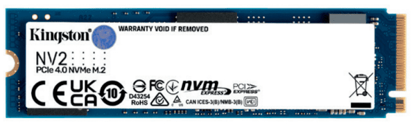 UNIDAD EN ESTADO SOLIDO KINGSTON NV2 NVME PCIE 4.0 1000GB (1TB) (SNV2S/1000G)
