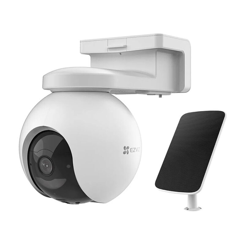 EZVIZ CS-EB8-R100(3MP) + PANEL SOLAR KIT CAMARA IP PT 2K EXTERIOR 4G + PANEL SOLAR