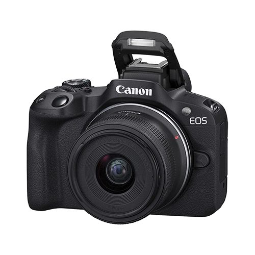 Cámara Mirrorless EOS R50 + Lente RF S 18-45mm f/4.5-6.3 IS STM